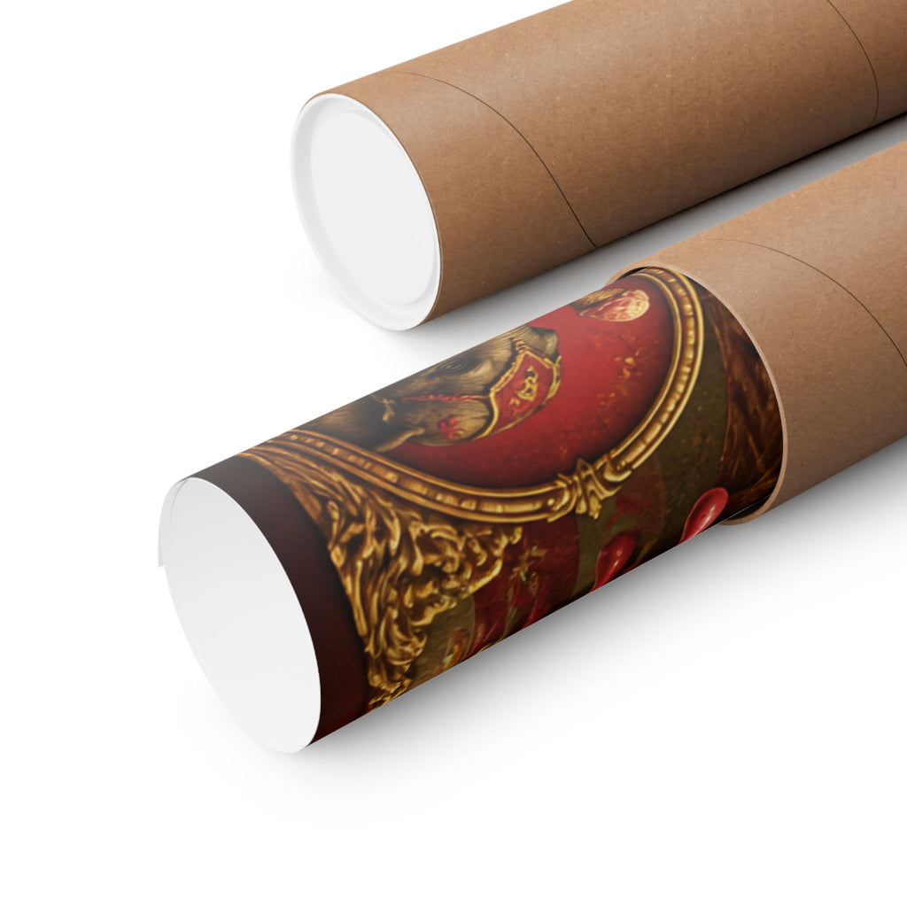 Ice Cream Cone Circus Tent Wall Art Poster 24×36 Baroque Studio Decor Maximalist Print