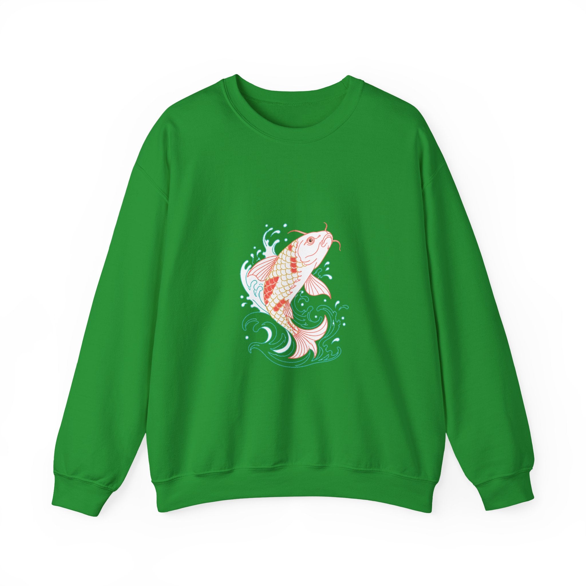 Matching Couple Sweatshirt - Koi Fish Yin Yang Matching Couple Premium Fleece Sweatshirt Minimalist Art His Hers Christmas Gift - Design A