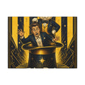 Magic Hat Rabbit Wall Art Canvas 24×36 Art Deco Bar Area Decor Maximalist Print