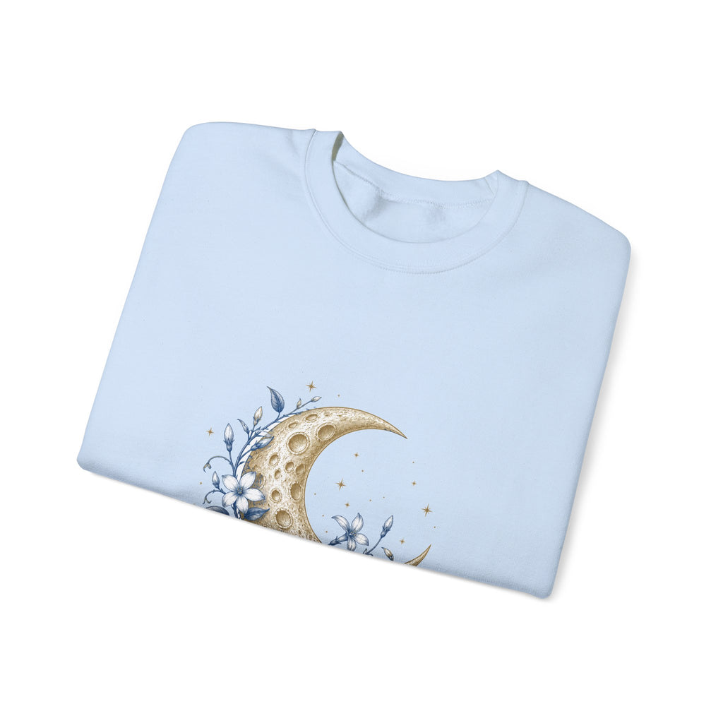 Matching Couple Sweatshirt - Sun & Moon Matching Couple Premium Fleece Sweatshirt Vintage Art His Hers Honeymoon Gift - Design A