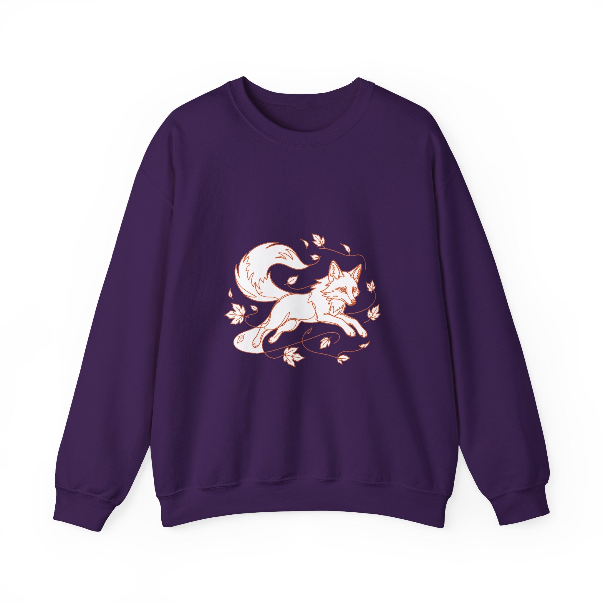 Matching Couple Sweatshirt - Fox & Rabbit Matching Couple Comfort Colors Crew Minimalist Art His Hers Christmas Gift - Design A