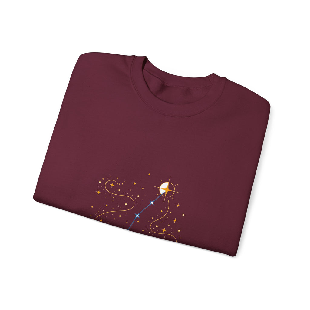 Matching Couple Sweatshirt - Big & Little Dipper Matching Couple Crewneck Sweatshirt Minimalist Art His Hers Valentine Gift - Design B