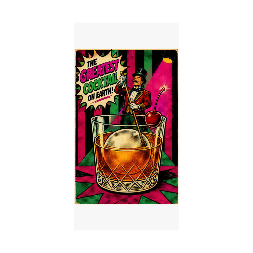 Old Fashioned Ringmaster Wall Art Poster 18×24 Pop Art Living Room Decor Maximalist Print