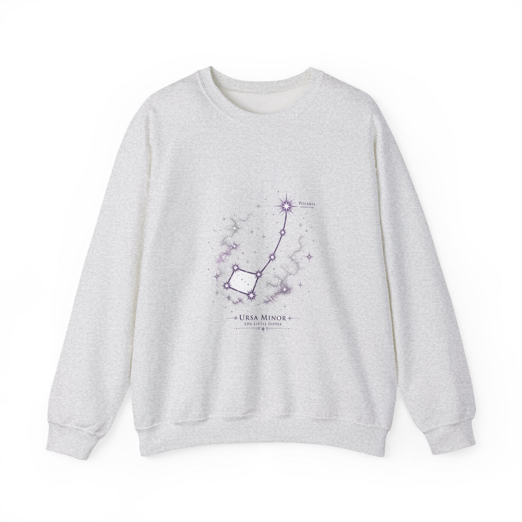 Matching Couple Sweatshirt - Big & Little Dipper Matching Couple Comfort Colors Crew Hand-Drawn Art His Hers Anniversary Gift - Design B