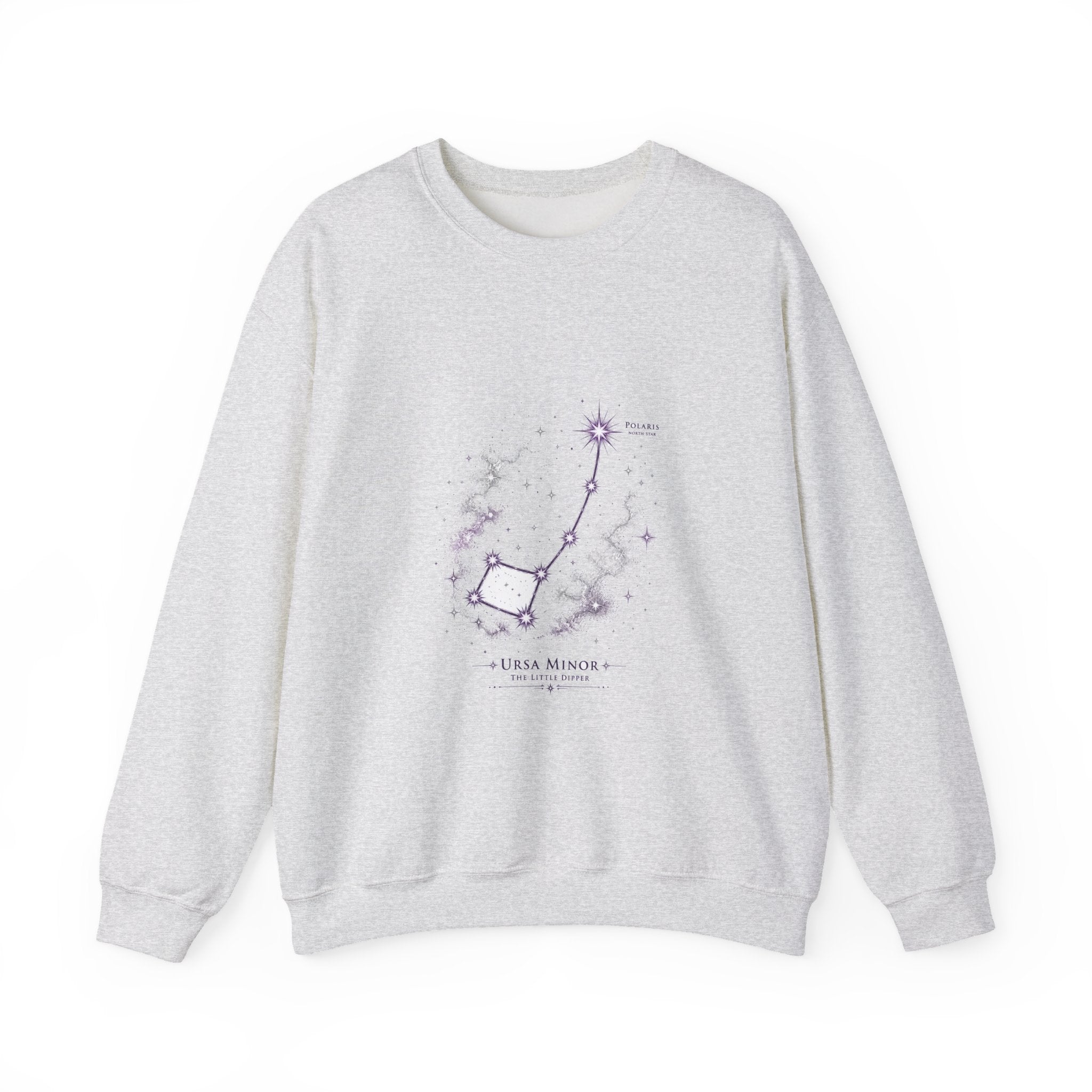 Matching Couple Sweatshirt - Big & Little Dipper Matching Couple Comfort Colors Crew Hand-Drawn Art His Hers Anniversary Gift - Design B