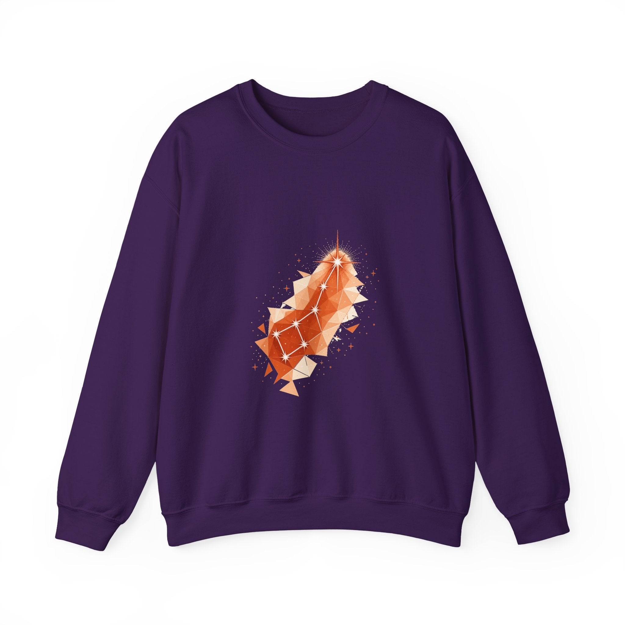 Matching Couple Sweatshirt - Big & Little Dipper Matching Couple Crewneck Sweatshirt Geometric Art His Hers Couple Gift - Design B