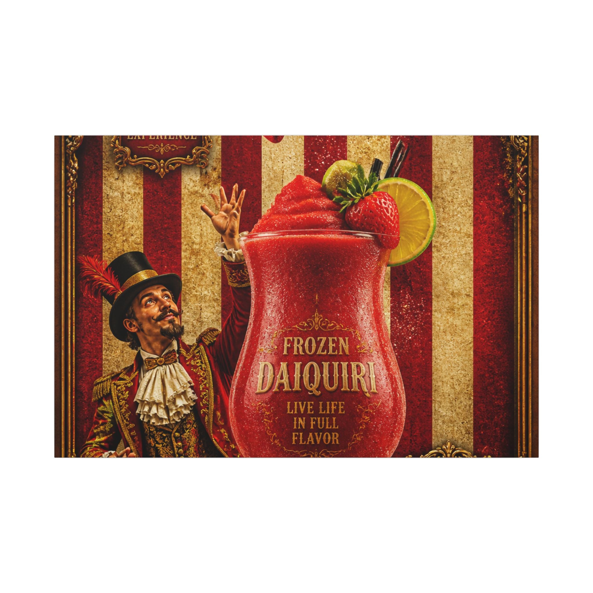 Daiquiri Fruit Juggler Wall Art Canvas 24×36 Baroque Studio Decor Maximalist Print