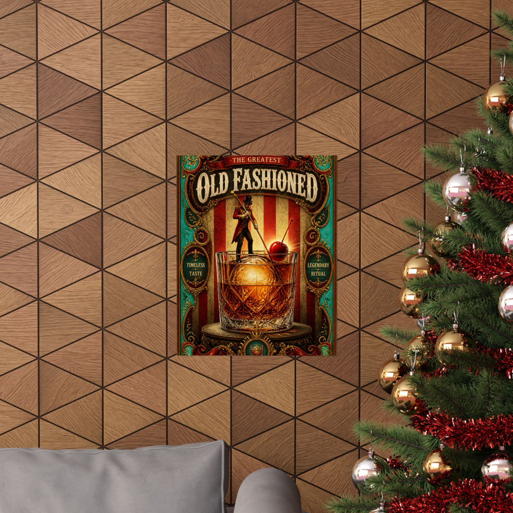 Old Fashioned Ringmaster Wall Art Poster 24×36 Baroque Studio Decor Maximalist Print