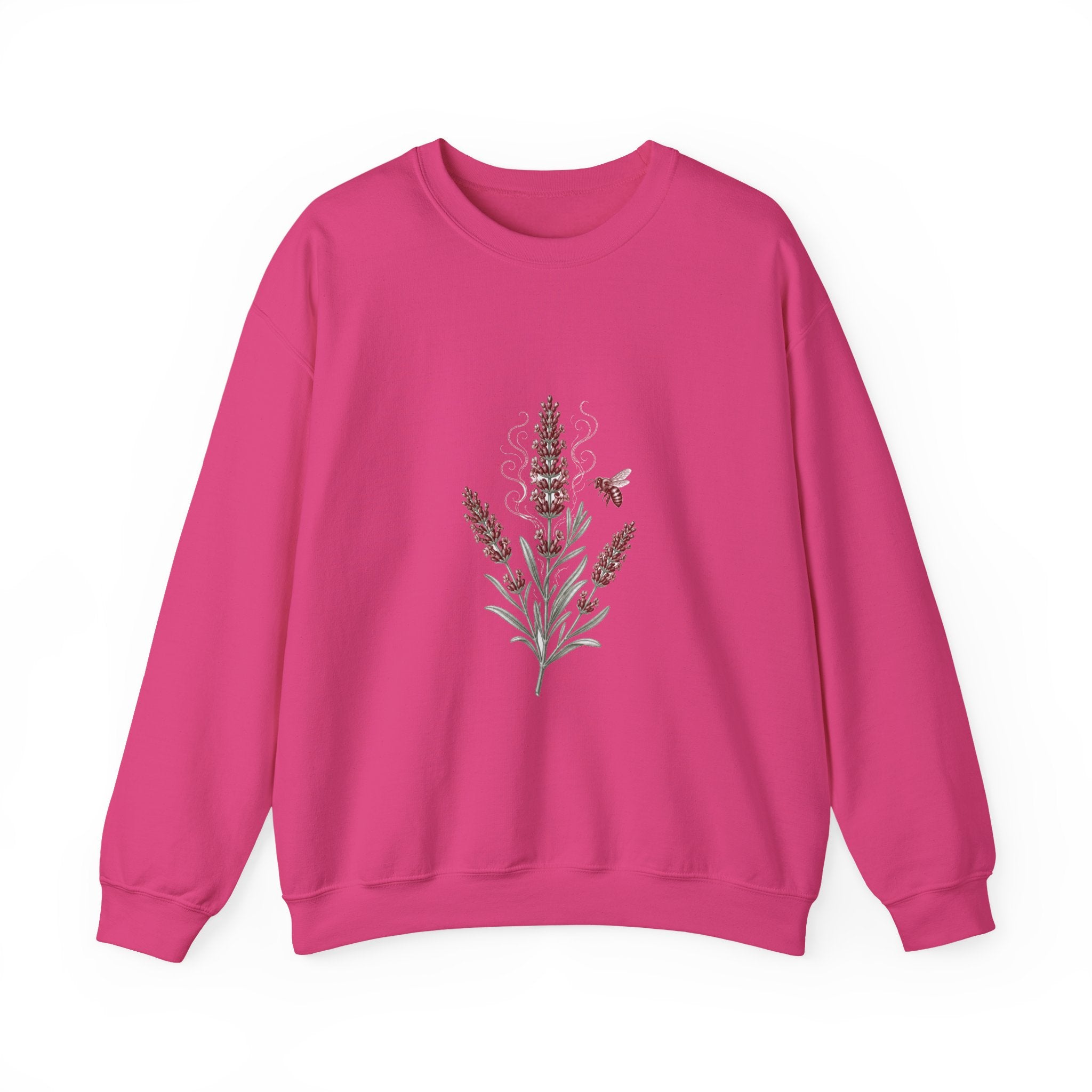 Matching Couple Sweatshirt - Lavender & Thistle Matching Couple Premium Fleece Sweatshirt Vintage Art His Hers Honeymoon Gift - Design A