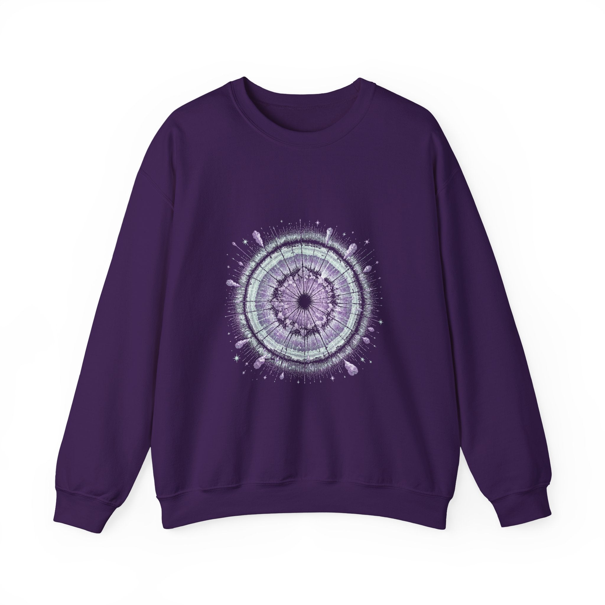 Matching Couple Sweatshirt - Galaxy & Supernova Matching Couple Premium Fleece Sweatshirt Vintage Art His Hers Honeymoon Gift - Design B
