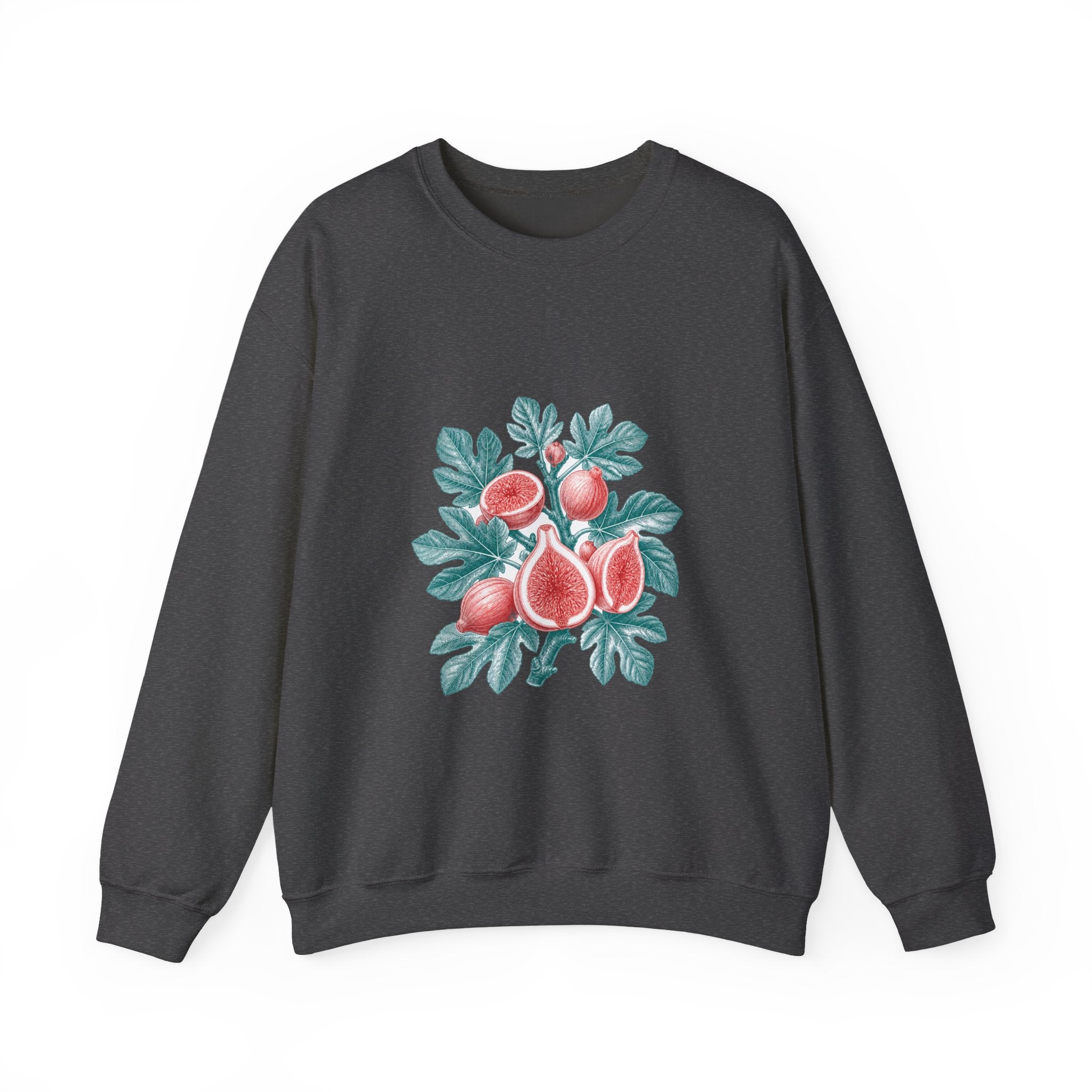 Matching Couple Sweatshirt - Olive Branch & Fig Matching Couple Comfort Colors Crew Vintage Art His Hers Honeymoon Gift - Design B