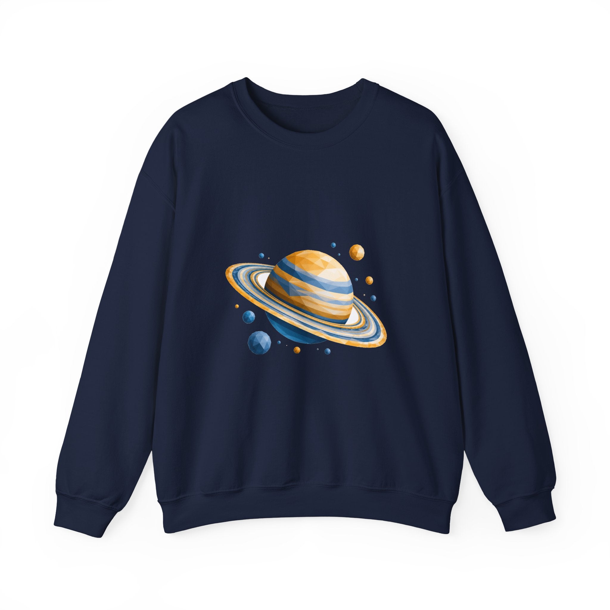Matching Couple Sweatshirt - Saturn & Jupiter Matching Couple Comfort Colors Crew Geometric Art His Hers Love Gift - Design A