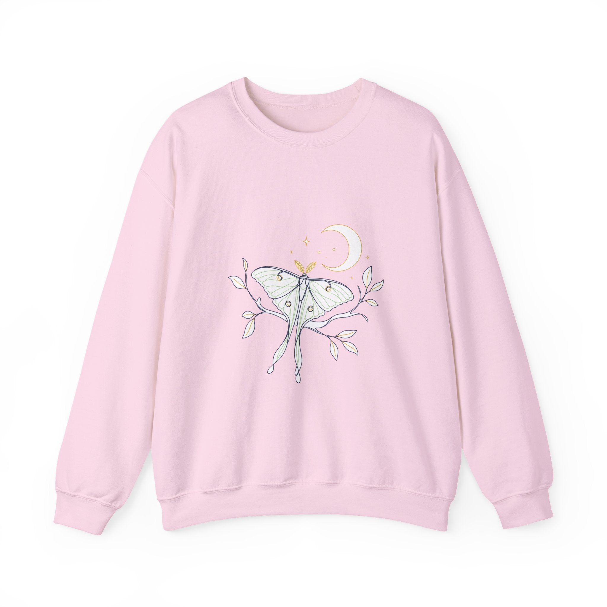 Matching Couple Sweatshirt - Butterfly & Moth Matching Couple Premium Fleece Sweatshirt Minimalist Art His Hers Christmas Gift - Design B
