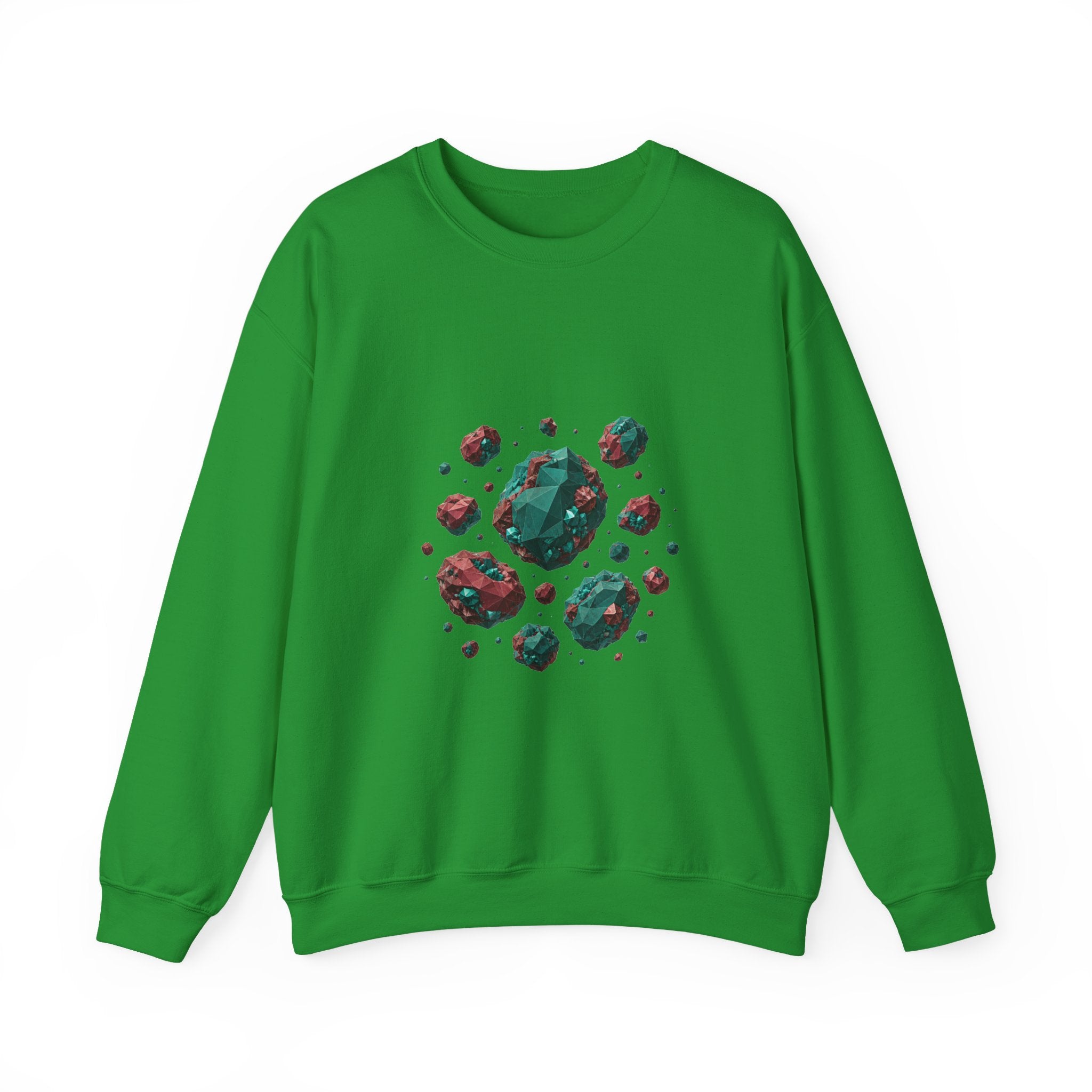 Matching Couple Sweatshirt - Comet & Asteroid Matching Couple Comfort Colors Crew Geometric Art His Hers Love Gift - Design B