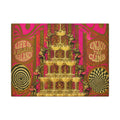 Champagne Tower Elephants Wall Art Canvas 16×20 Psychedelic Cafe Decor Maximalist Print