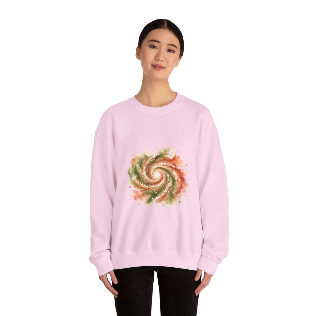 Matching Couple Sweatshirt - Galaxy & Supernova Matching Couple Crewneck Sweatshirt Watercolor Art His Hers Engagement Gift - Design A