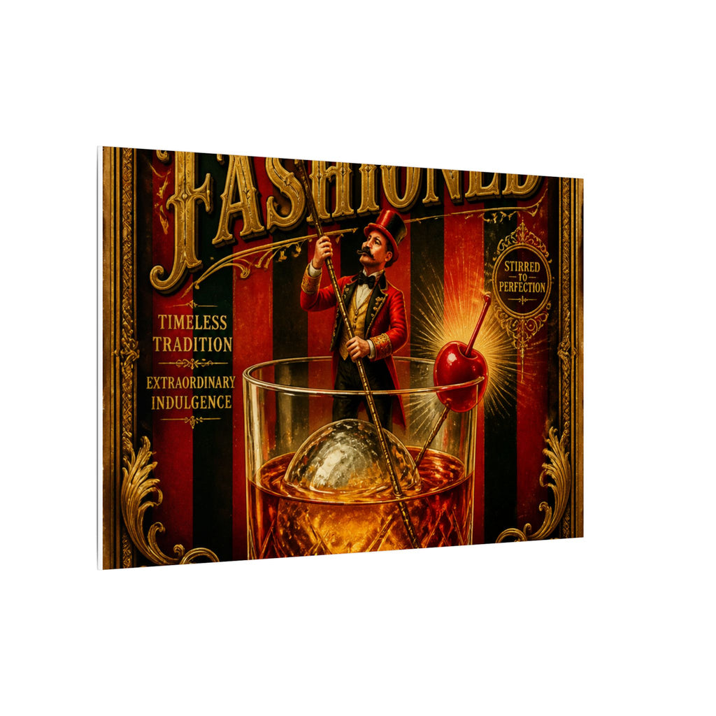 Old Fashioned Ringmaster Wall Art Canvas 16×20 Baroque Home Office Decor Maximalist Print