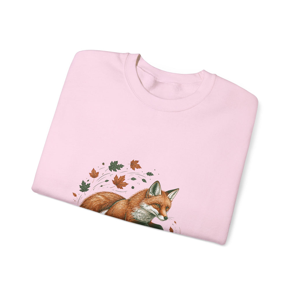 Matching Couple Sweatshirt - Fox & Rabbit Matching Couple Comfort Colors Crew Hand-Drawn Art His Hers Anniversary Gift - Design A