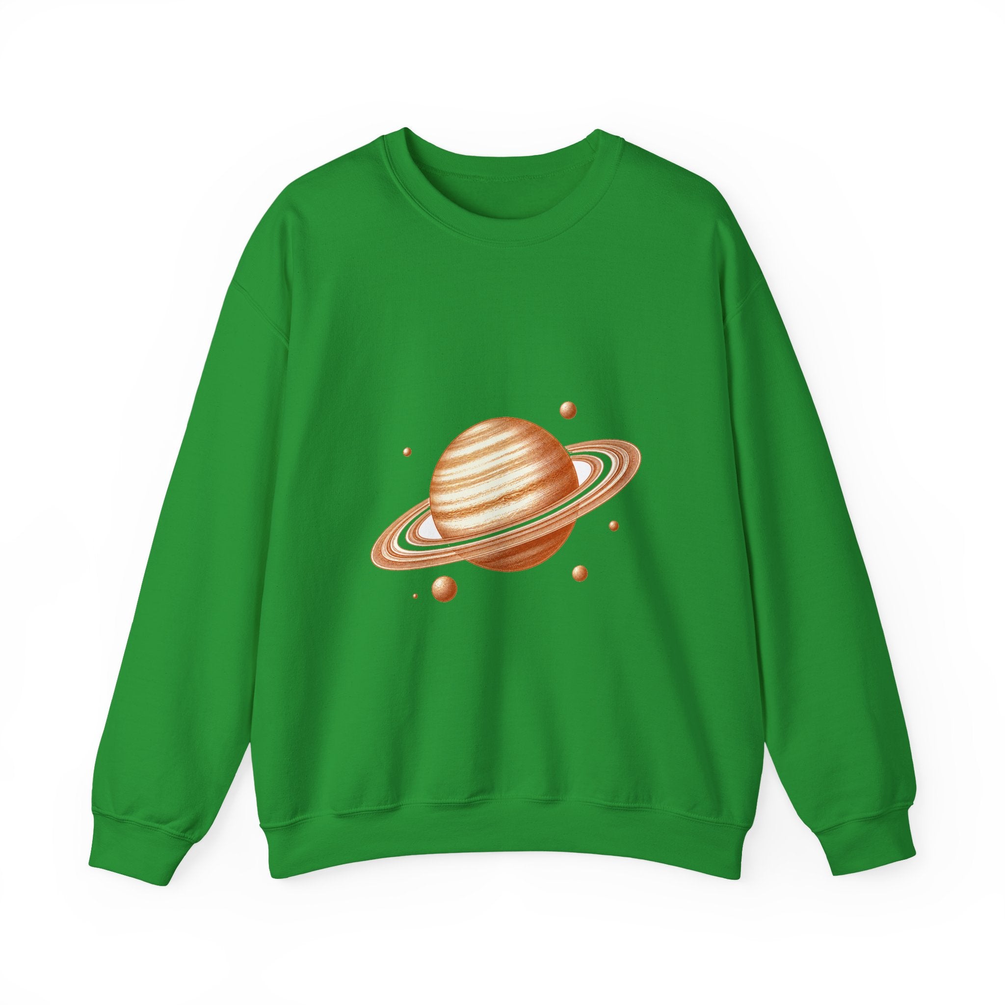 Matching Couple Sweatshirt - Saturn & Jupiter Matching Couple Comfort Colors Crew Vintage Art His Hers Honeymoon Gift - Design A