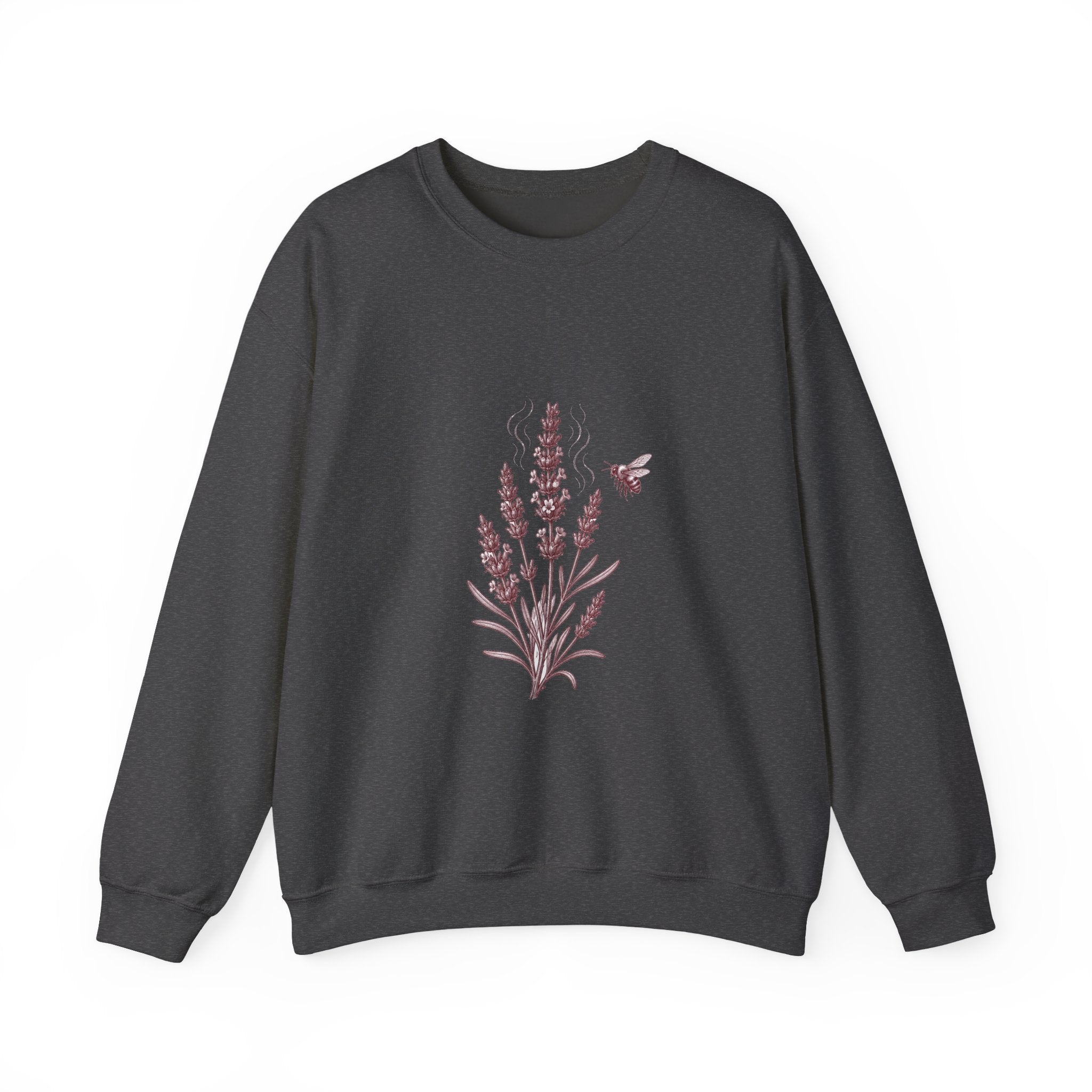 Matching Couple Sweatshirt - Lavender & Thistle Matching Couple Comfort Colors Crew Vintage Art His Hers Honeymoon Gift - Design A