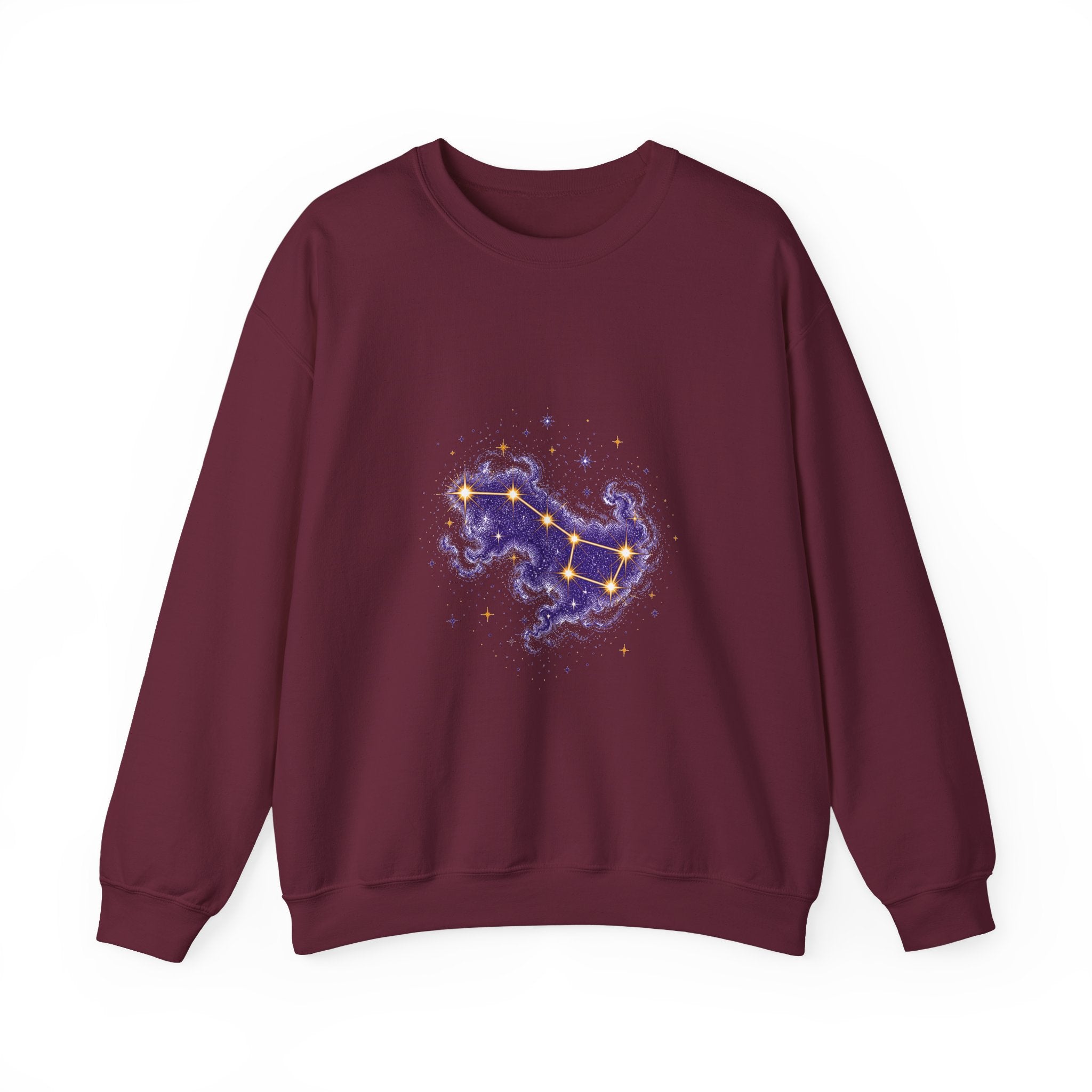 Matching Couple Sweatshirt - Big & Little Dipper Matching Couple Crewneck Sweatshirt Hand-Drawn Art His Hers Best Friend Gift - Design A