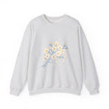Matching Couple Sweatshirt - Cherry Blossom & Maple Leaf Matching Couple Comfort Colors Crew Minimalist Art His Hers Christmas Gift - Design A