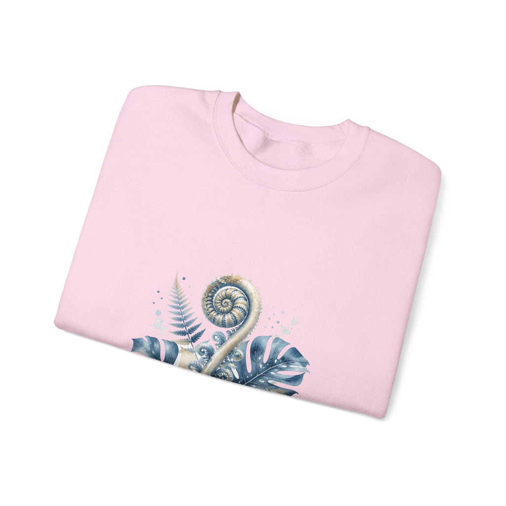 Matching Couple Sweatshirt - Desert & Rainforest Matching Couple Premium Fleece Sweatshirt Watercolor Art His Hers Birthday Gift - Design B