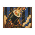 Sushi Roll Cannon Wall Art Canvas 24×36 Art Deco Bar Area Decor Maximalist Print