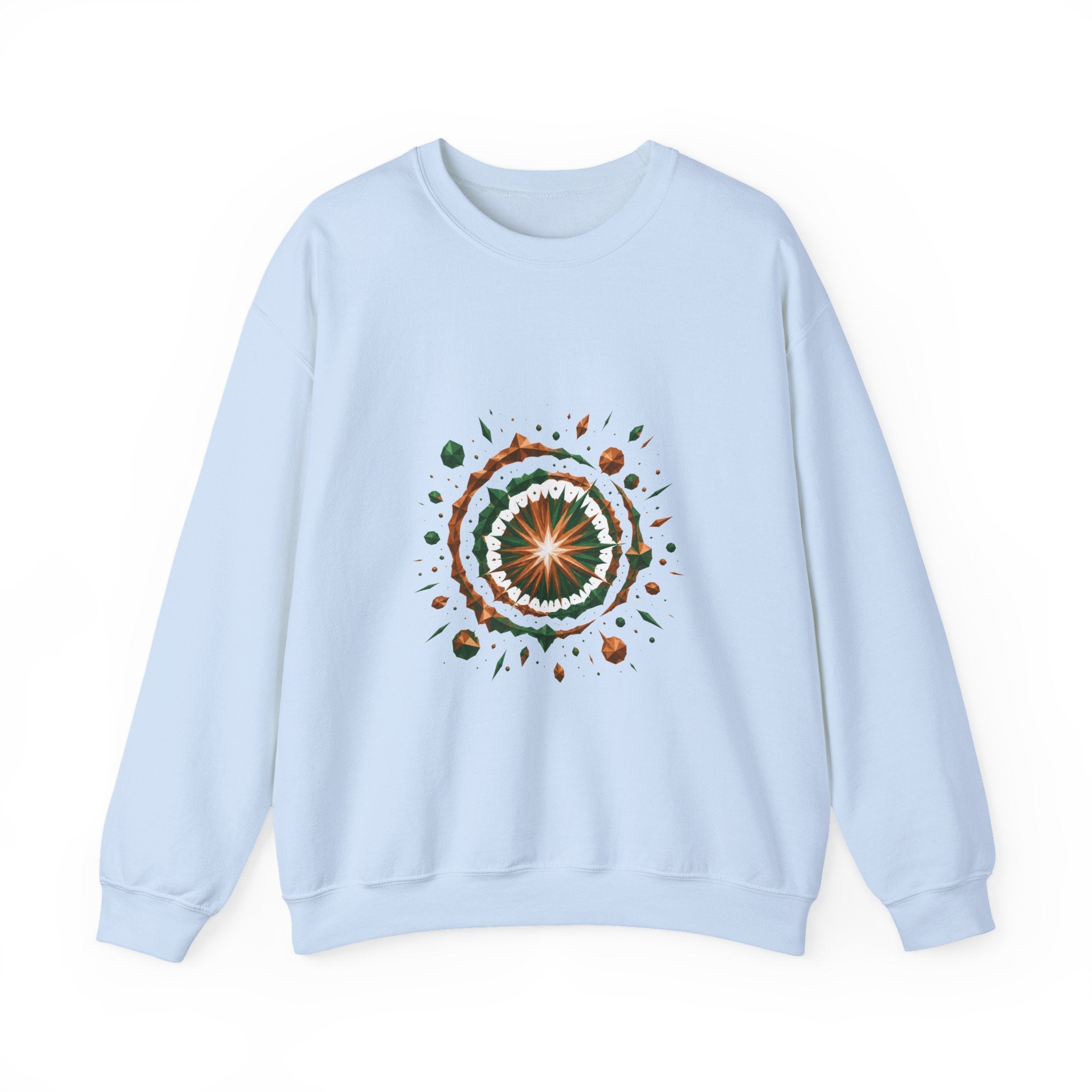 Matching Couple Sweatshirt - Galaxy & Supernova Matching Couple Crewneck Sweatshirt Geometric Art His Hers Couple Gift - Design B