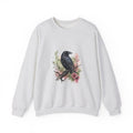 Matching Couple Sweatshirt - Raven & Swan Matching Couple Crewneck Sweatshirt Watercolor Art His Hers Engagement Gift - Design A