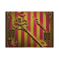 Giant Key Performance Wall Art Canvas 16×20 Baroque Home Office Decor Maximalist Print
