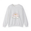 Matching Couple Sweatshirt - Open & Closed Lotus Matching Couple Comfort Colors Crew Minimalist Art His Hers Christmas Gift - Design A
