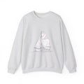 Matching Couple Sweatshirt - Anchor & Sail Matching Couple Premium Fleece Sweatshirt Minimalist Art His Hers Christmas Gift - Design B