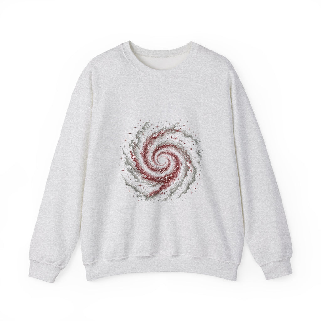 Matching Couple Sweatshirt - Galaxy & Supernova Matching Couple Premium Fleece Sweatshirt Hand-Drawn Art His Hers Anniversary Gift - Design A