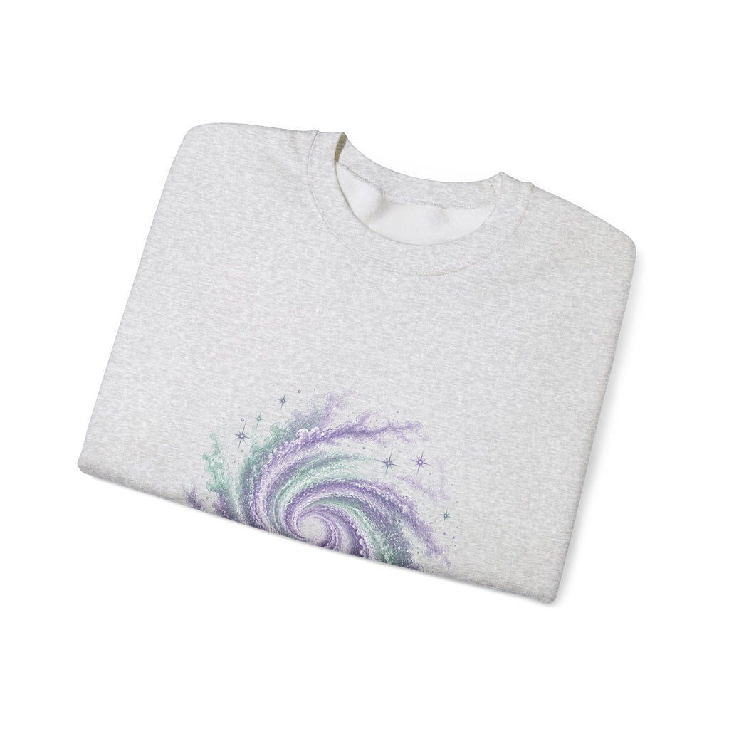 Matching Couple Sweatshirt - Galaxy & Supernova Matching Couple Premium Fleece Sweatshirt Vintage Art His Hers Honeymoon Gift - Design A