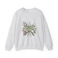 Matching Couple Sweatshirt - Butterfly & Moth Matching Couple Crewneck Sweatshirt Vintage Art His Hers Wedding Gift - Design B