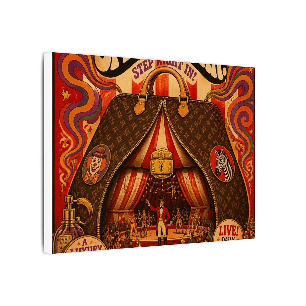 Handbag Big Top Wall Art Canvas 24×36 Psychedelic Dining Room Decor Maximalist Print
