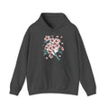 Matching Couple Sweatshirt - Cherry Blossom & Maple Leaf Matching Couple Hooded Sweatshirt Vintage Art His Hers Wedding Gift - Design A
