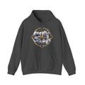 Matching Couple Sweatshirt - Compass North & South Matching Couple Hooded Sweatshirt Watercolor Art His Hers Engagement Gift - Design A