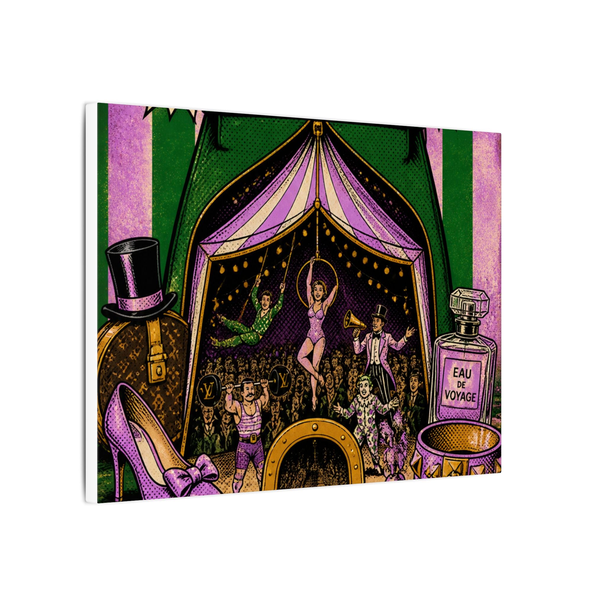 Handbag Big Top Wall Art Canvas 16×20 Pop Art Living Room Decor Maximalist Print