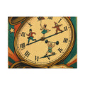 Pocket Watch Performers Wall Art Canvas 24×36 Pop Art Restaurant Decor Maximalist Print