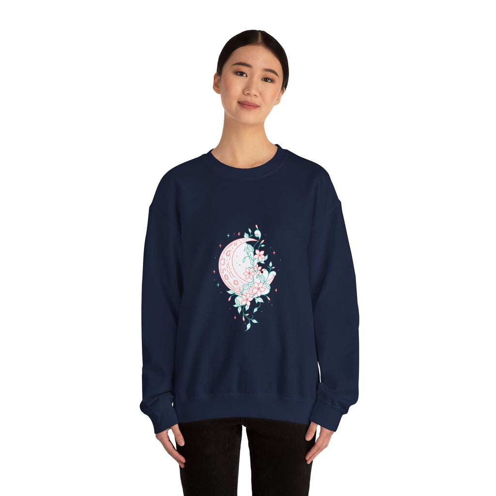 Matching Couple Sweatshirt - Sun & Moon Matching Couple Premium Fleece Sweatshirt Minimalist Art His Hers Christmas Gift - Design A