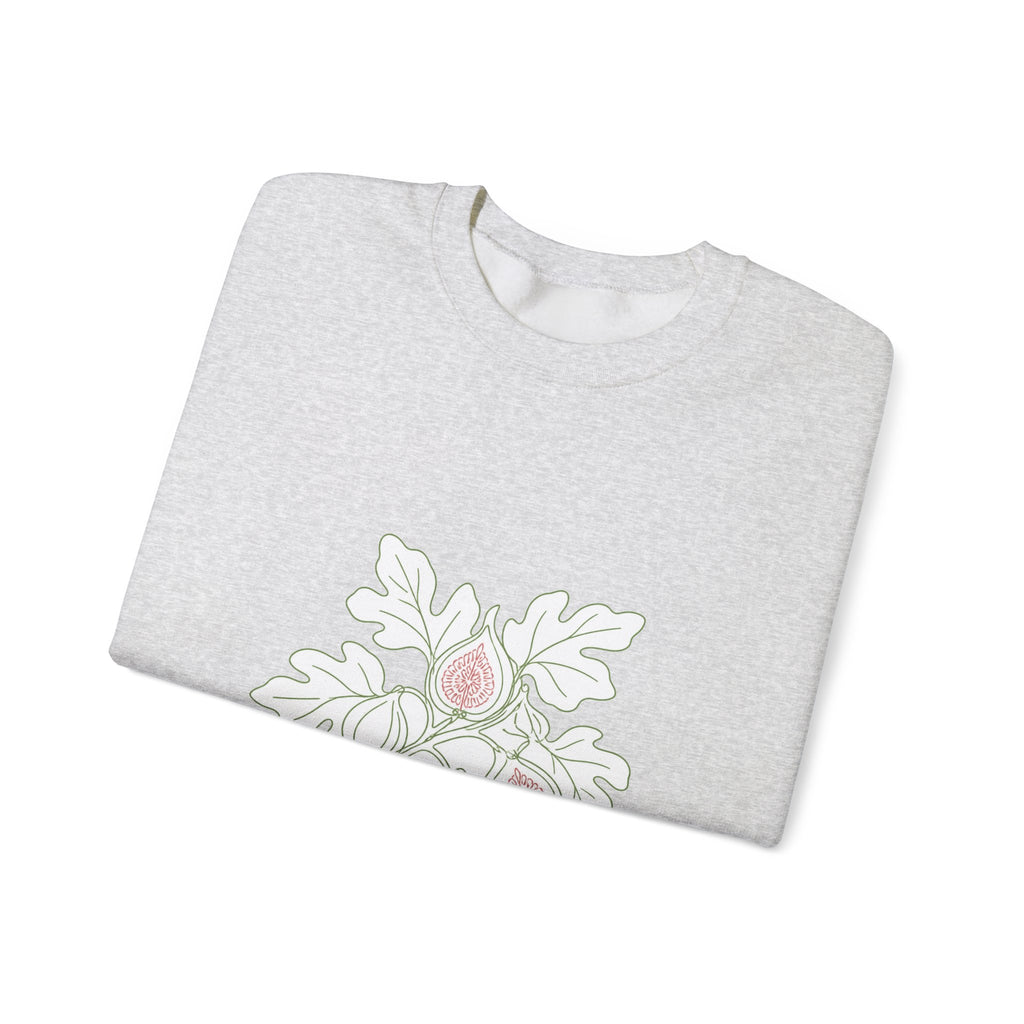 Matching Couple Sweatshirt - Olive Branch & Fig Matching Couple Comfort Colors Crew Minimalist Art His Hers Christmas Gift - Design B