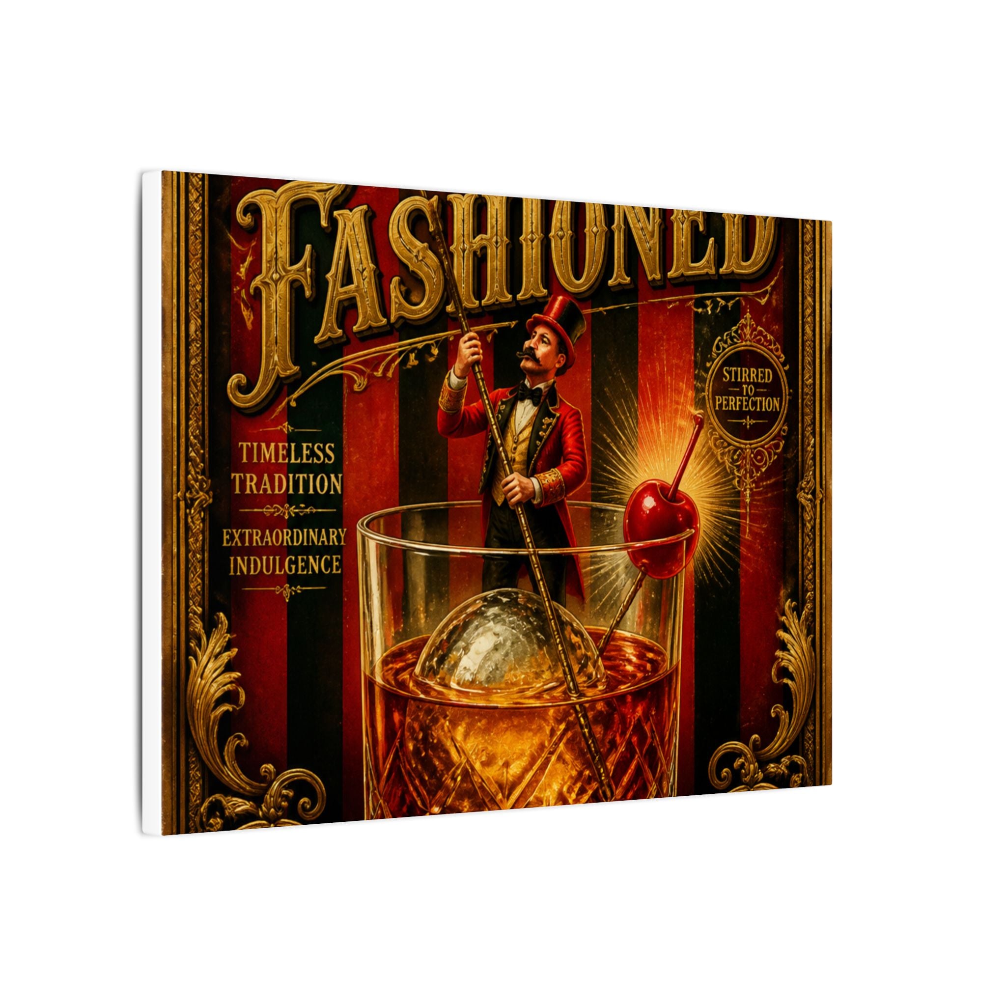 Old Fashioned Ringmaster Wall Art Canvas 16×20 Baroque Home Office Decor Maximalist Print