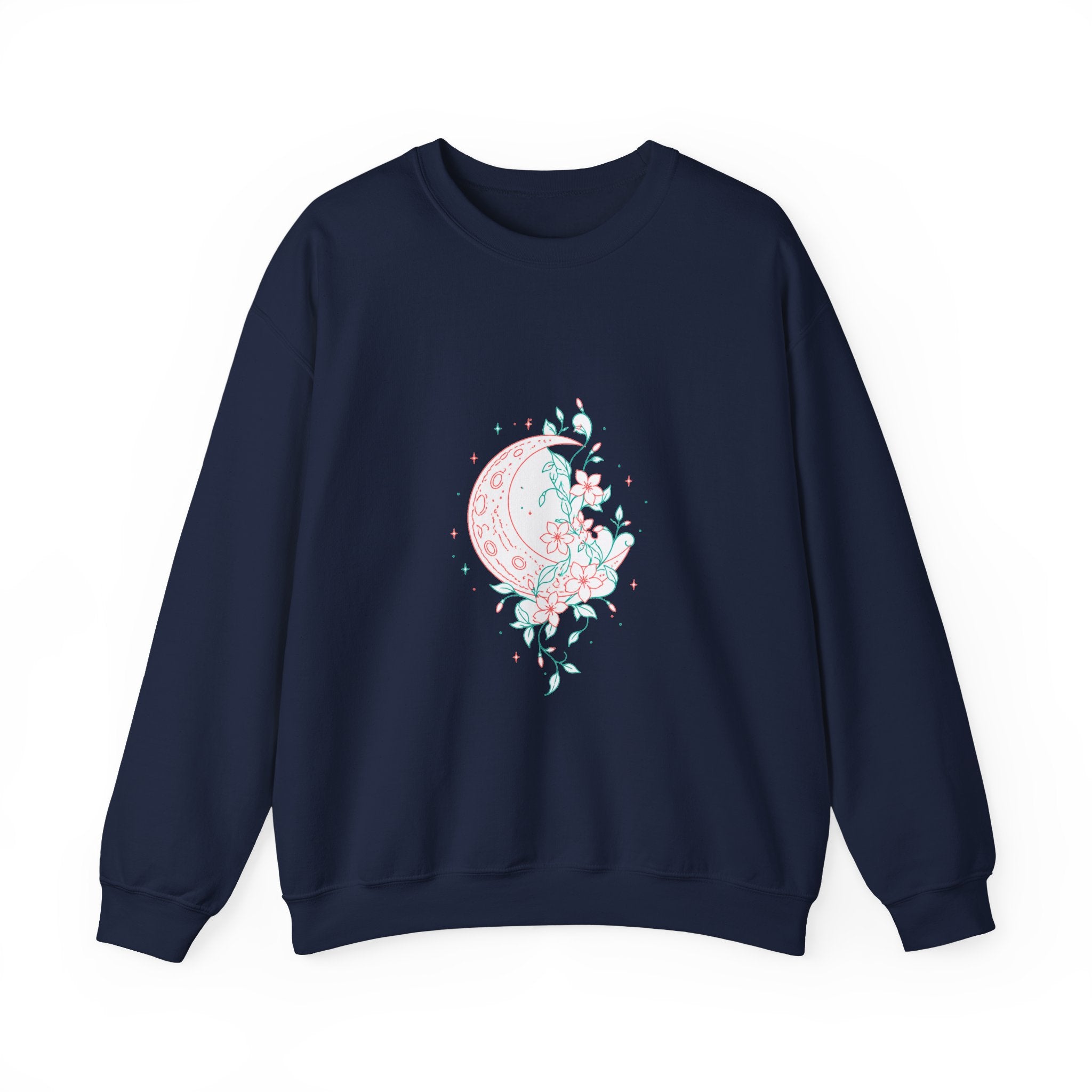 Matching Couple Sweatshirt - Sun & Moon Matching Couple Premium Fleece Sweatshirt Minimalist Art His Hers Christmas Gift - Design A