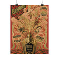 Perfume Bottle Fountain Wall Art Poster 18×24 Psychedelic Cafe Decor Maximalist Print