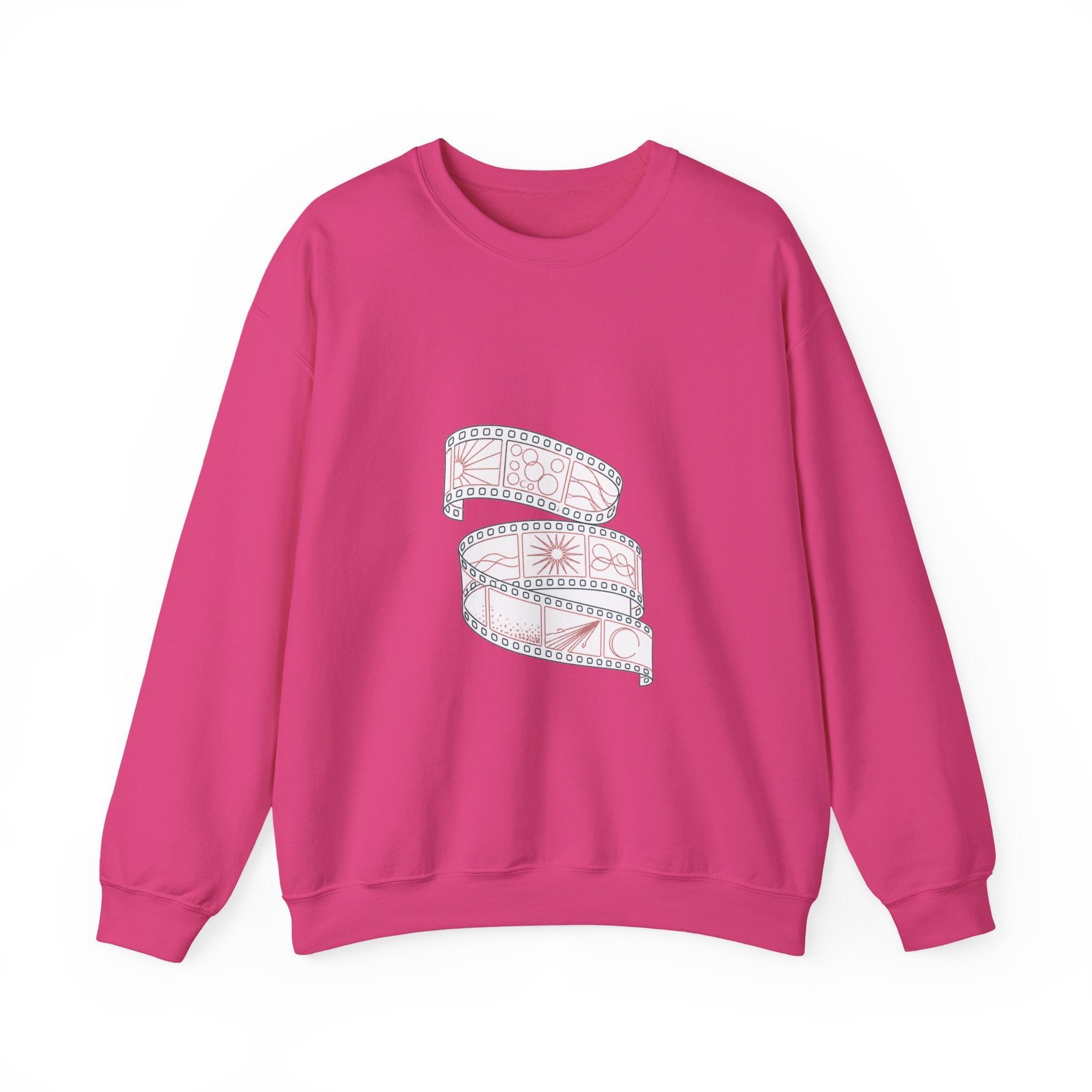 Matching Couple Sweatshirt - Camera & Film Matching Couple Comfort Colors Crew Minimalist Art His Hers Christmas Gift - Design B