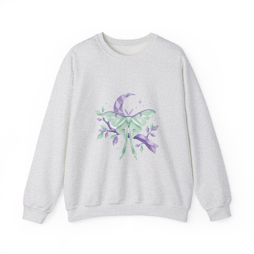 Matching Couple Sweatshirt - Butterfly & Moth Matching Couple Comfort Colors Crew Geometric Art His Hers Love Gift - Design B