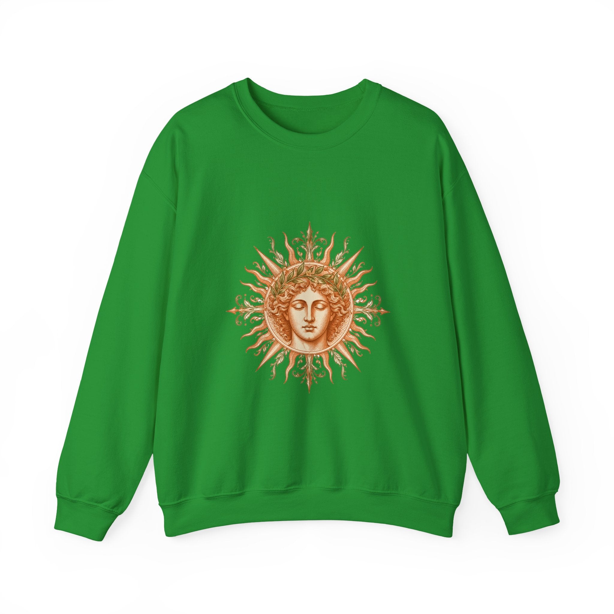 Matching Couple Sweatshirt - Helios & Selene Matching Couple Crewneck Sweatshirt Vintage Art His Hers Wedding Gift - Design A