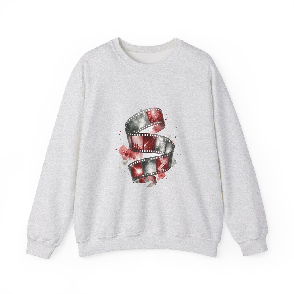 Matching Couple Sweatshirt - Camera & Film Matching Couple Comfort Colors Crew Watercolor Art His Hers Birthday Gift - Design B